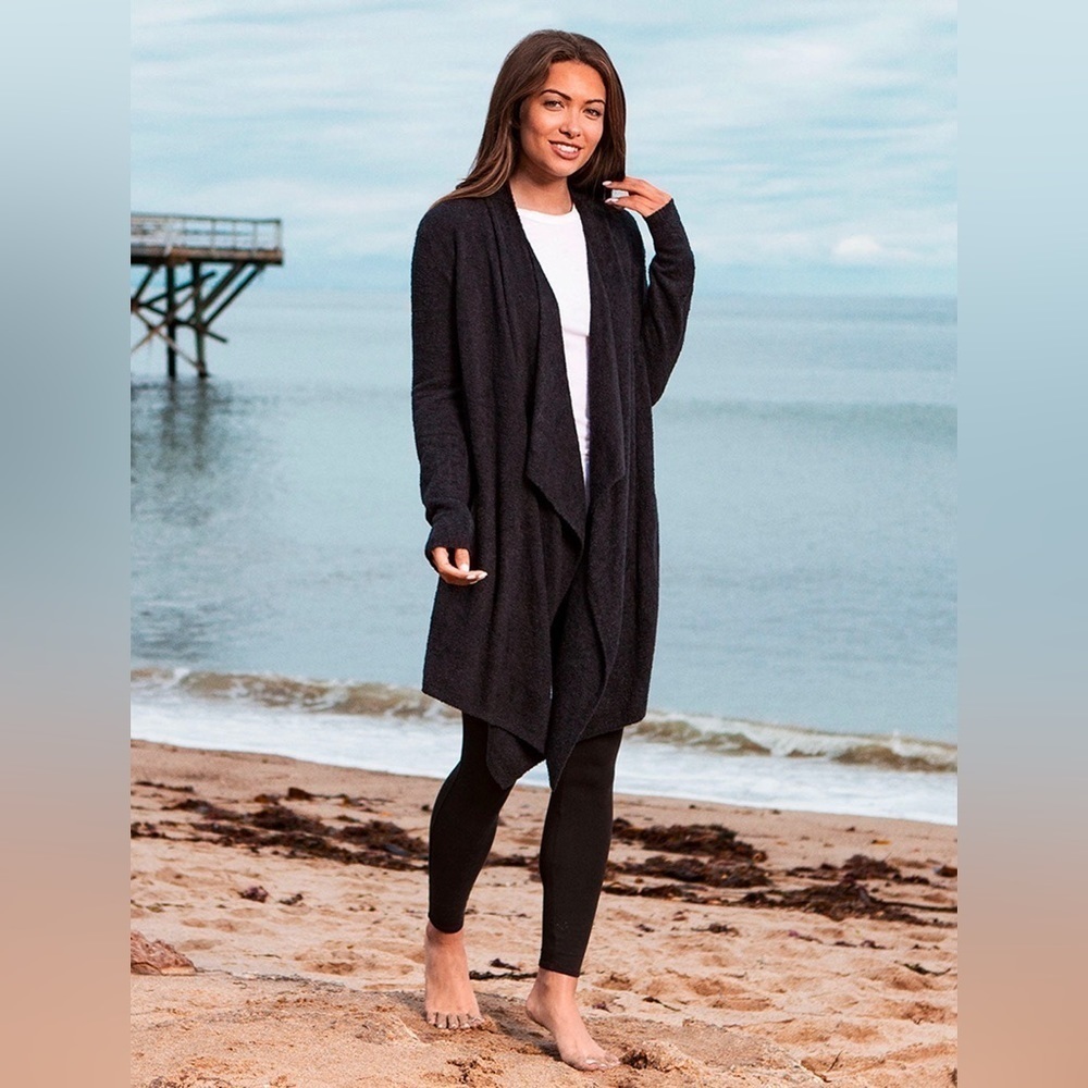 Barefoot Dreams CozyChic Lite Island‎ Wrap Dark Navy S/M